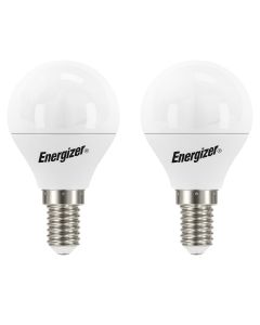 Energizer E14 LED-kruunulamppu 4,9W, (470lm), 3000K, lämmin valkoinen, 2 kpl.