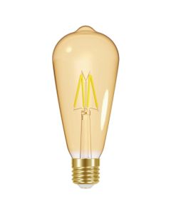 Energizer E27 LED glødepære GOLD, ST64, 5W (550lm), 2200K, Varm hvid, Dæmpbar