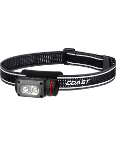 Coast WPH10R vedenpitävä ladattava otsalamppu, kevyt ja magneetti 1000 lumen