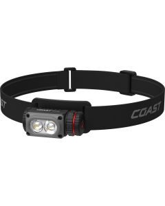 Coast WPH20R vedenpitävä ladattava otsalamppu, kevyt ja magneetti 2000 lumen