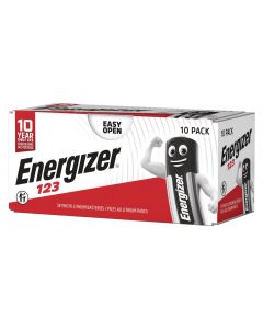 Energizer CR123 -litiumparistot – 10 kpl
