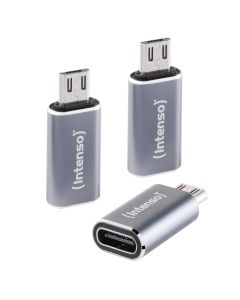 Intenso USB-C-Micro-USB-adapteri alumiinista - 3 kpl.