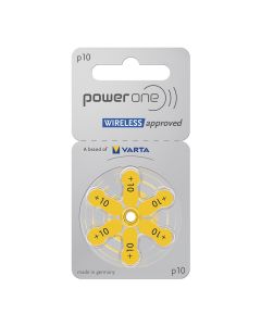 PowerOne P10 PR70 Wireless -hyväksytyt kuulokojeen paristot – 6 kpl.