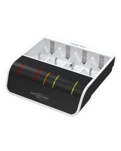 Ansmann Comfort Multi Hurtigoplader med USB-indgang til AA/AAA/C/D og 9V