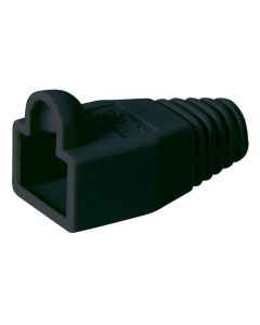 Huppuliitin RJ45, musta - 1 pcs.