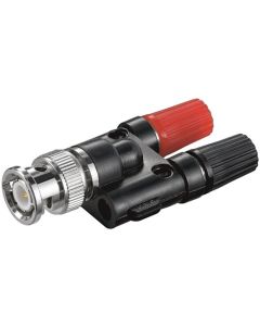 BNC-liitin uros 2x 4mm Banaaniliitin naaras