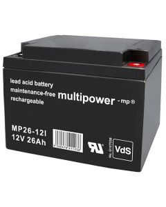 Multipower MP26-12I 12V 26Ah Golf auton akku