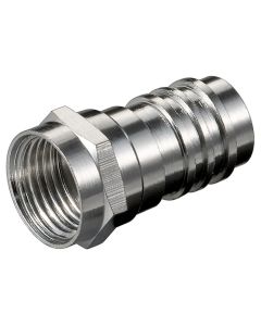 krimp F-liitin liitin 6-7mm - kupari-nikkeli