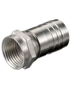 krimp F-liitin liitin 8,0mm - kupari-nikkeli