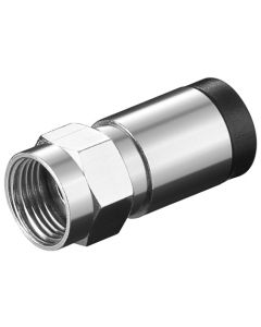 F-liitin kompressoitava 7,0mm, kupari-nikkeli