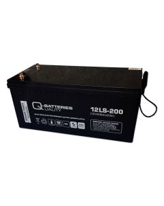 Q-Batteries 12LS-200 / 12V - 208Ah 10 vuoden AGM-akku