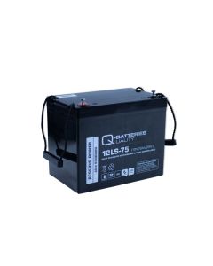 Q-Batteries 12LS-75 / 12V - 75Ah 10 vuoden AGM-akku