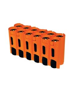 Powerpax 12 Pack paristonpidike, oranssi AA