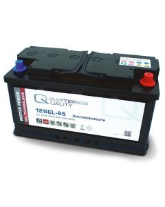 Q-Batteries 12Gel-65 traktaatioakku 12V 65Ah (5h), 73Ah (20h)