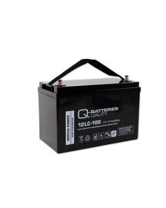Q-Batteries 12LC-100 12V 107Ah syväpurkaus AGM-akku (kulutusakku)