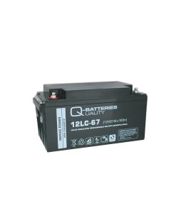 Q-Batteries 12LC-67 12V 67Ah syväpurkaus AGM-akku (kulutusakku)