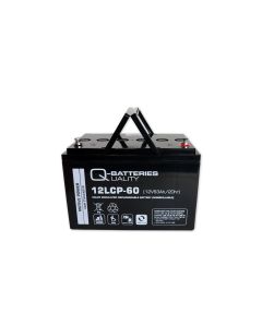 Q-Batteries 12LCP-60 / 12V - 63Ah syväpurkaus AGM-akku (kulutusakku)