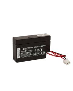Q-Batteries 12LS-0.8 12V 0,8Ah AGM-akku AMP-liittimellä
