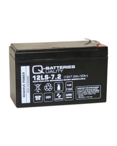 Q-Batteries 12LS-7.2 F1 12V 7,2Ah AGM-akku
