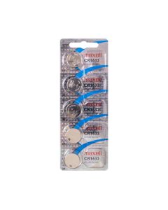 Maxell Lithium CR1632 batterier - 5 stk.
