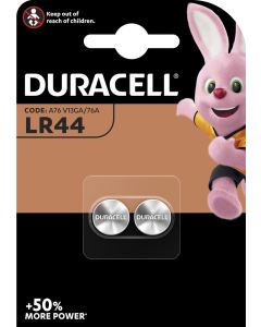 DURACELL LR44 - Alkali (2 kpl.)