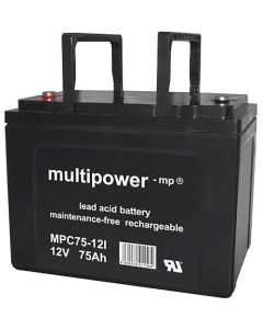 Multipower 12V - 75Ah Akku sähköajoneuvoon