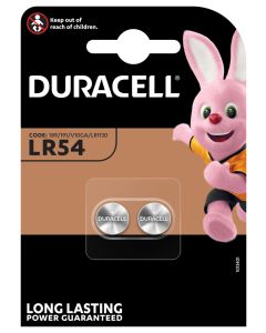 DURACELL LR54 - Alkali (2 kpl.)