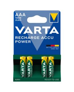 VARTA AAA / R03 / Micro Ladattava paristo (4 kpl) 1000 mAh