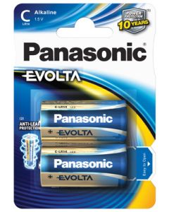 Panasonic Evolta Alkali C / LR14/Baby paristot (2 kpl)