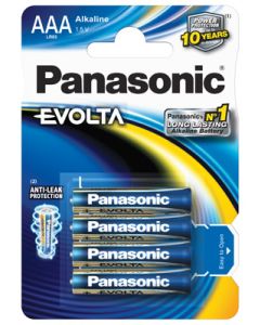Panasonic Evolta alkali AAA/LR03/Micro paristot 4 kpl.