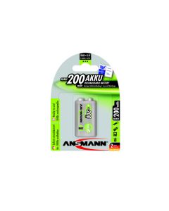 Ansmann max-E PP3 / E / 9V ladattava akku (1 kpl) 200mAh