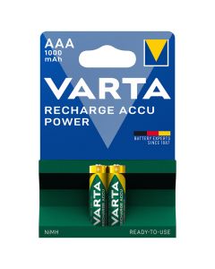 VARTA Professional AAA / R03 / Micro Ladattava paristo (2 kpl) 1000 mAh