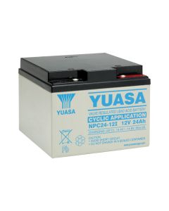 NPC24-12 Yuasa Syklinen Lyijyakku