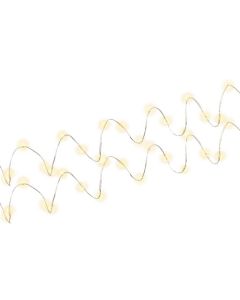 Goobay -valoketju, jossa 20 LED -valoa hopeanvärinen 2 kpl
