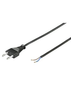 Liitäntäjohto, 1,5 m, musta, uros (EU)