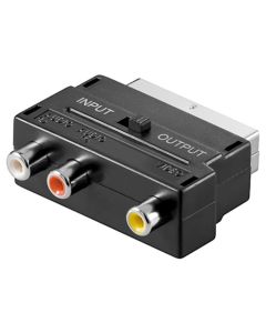 Scart / RCA-kaapeli Scart uros 21-pin