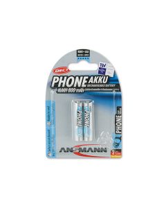 Ansmann DECT Max-E Ladattava AAA HR03 800mAh (2 kpl)
