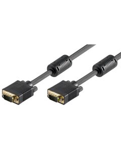 Full HD SVGA monitorikaapeli, musta, 3m,