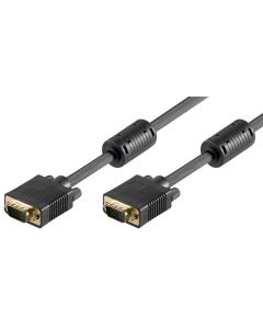 Full HD SVGA monitorikaapeli, musta, 10m,