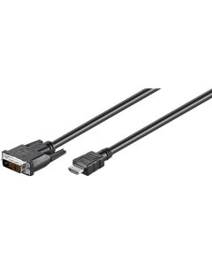 HDMI™ / DVI-D-kaapeli 5m
