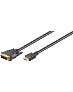 HDMI™ / DVI-D-kaapeli 1,5m