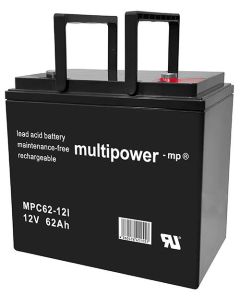 Multipower 12V - 62Ah Akku sähköajoneuvoihin