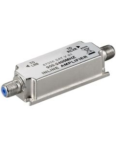 SAT-Inline Satelliitti- ja antennisignaalin vahvistin 950 MHz - 2400 MHz