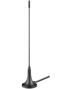 Passiivinen DVB-T mini magneettiantenni, musta, 2 m