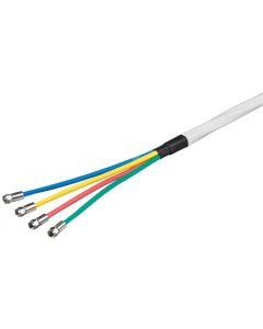 80 dB Quattro Koax, Antennikaapeli-sarja, 2x suojattu, CCS, 10m