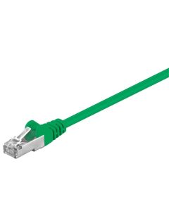 CAT 5e Verkkokaapeli, SF/UTP, vihreä, 3m