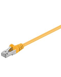 CAT 5e Verkkokaapeli, SF/UTP, keltainen, 5m