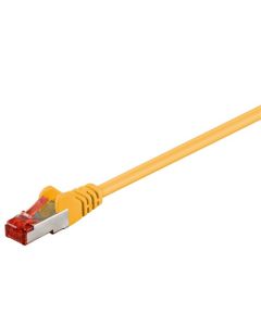 CAT 6 Verkkokaapeli S/FTP (PiMF), keltainen, 50m