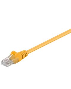 CAT 5e Patch-kaapeli, U/UTP, keltainen, 2m