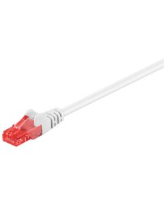 CAT 6 Verkkokaapeli, U/UTP, valkoinen, 15m